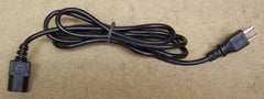 Standard Computer/Printer Power Cord 6ft Black Male 3 Prong Female IEC Connector 125V -- New