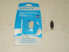 Dynex Plug Coupler DX-AD107 Connects Two Video Cables -- New