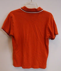 Old Navy Polo Shirt Womens L Cotton Orange -- Used