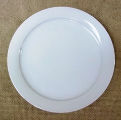 Saucers White Ceramic 6in Set of 4