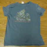 Disney T-shirt Girl Youth Size S Cotton Polyester Whos Your Bunny Blue Green -- Used
