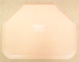 Cafeteria Trays Fiberglass 18in x 14in Pink Lot of 25 Trapezoid -- Used