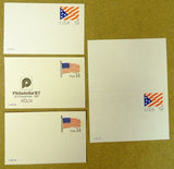 USPS Scott UX117 UX153 14c 19c USA Flag Stars & Stripes Postal Cards Lot of 23 -- New