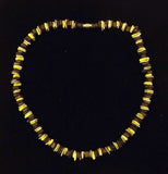 Designer Shell Necklace Barrel Clasp 18-in Earthtone -- New