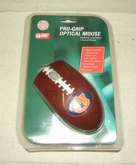 Promark Pro-Grip Optical Mouse Football Shape Auburn University USB 3 Button With Scroll -- New