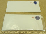 USPS Scott U615 25c Envelopes Round Design Stars & USA Lot of 10 Blue Red -- New