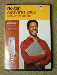 Symantec Norton Antivirus 2008 TechCentral Edition for Windows -- New