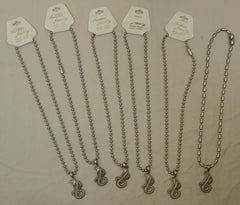 Ball Chain Necklaces With Pendant Qty 6 Nickel Free Lead Free -- New