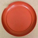 Carlisle 7912 12in x 12in x 2in Round Platter Red Plastic -- Used