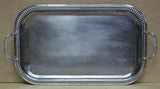 Platter 23in x 14in Chrome Plated Steel with Handles