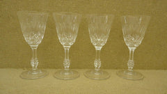 Set of 4 Miniature Wine Glasses (2 in D. x 5 in. H.)