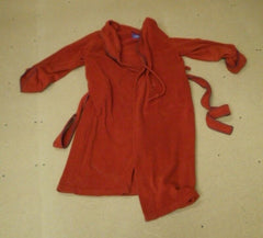 IC Winters Womens Bathrobe Size Medium Red Polyester -- Used