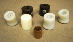 Wax Candles 2 1/2in to 4in Tall Quantity of 7 -- Used