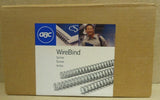 GBC 99775013G 80 Count WireBind Spines 5/16in 8mm Black -- New