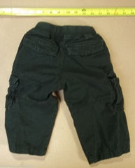 The Childrens Place Boys Cargo Pants Size 18m Toddler Black -- Used