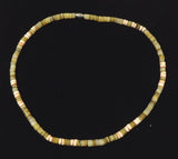 Designer Shell Necklace Barrel Clasp 18-in Earthtones -- New