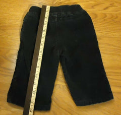 Joe Corduroy Pants Boys Infant 3-6M Cotton Black -- Used