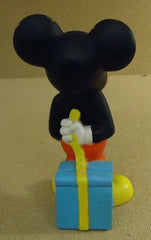 Disney Mickey Mouse Figurine 8in Plastic Multicolor Vintage -- Used