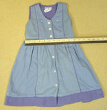 Cornelloki Girls Sleeveless Dress 2T Toddler Violet/Blue -- Used