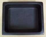 Bon Chef Food Pan 1/2 Size Stainless Steel Black Enamel 13in x 11in x 4in -- Used