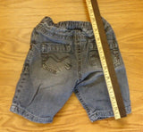 Mexx Boys Jeans Pants 0-3m Newborn Cotton Blue/Gray -- Used