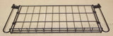 Heavy Duty Wire Shelves 24in x 13in Lot of 2 Industrial Strength Black Steel -- Used