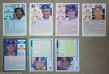 Score Baseball Cards Lot of 7 Murray Gant Kunkel Lyons Seitzer Gullickson Jordan -- Used