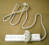 Ativa 958-886 6 Outlet Grounded Power Strip 7ft Cord -- Used
