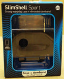 DLO SlimShell Sport Case with Detachable Armband for iPod Touch 2nd Generation Black -- New