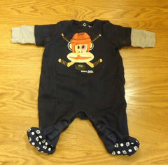 Small Paul Footed Pajamas Boy 3m Cotton 46795