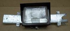 Standard Exterior Light Fixture 10in x 7in x 7in Steel/Glass Brown -- Used