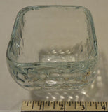 Votive or Tea Light Candle Holder 4x4x3in Glass