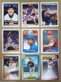 Baseball Cards Lot of 9 Slaught Mahler Quintana Wilson Dawson Miller Fetters Milligan King -- Used