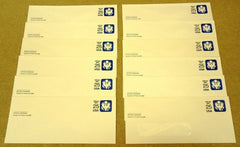 USPS Scott UO77 25c Window Envelope Official Business Lot of 12 Blue -- New