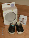 Tip Toey Joey Boy Shoes Nifty 3-6m Infant Brown/White/Blue -- Used