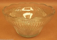 Glass Punch Bowl 12 1/2in x 12 1/2in x 7in