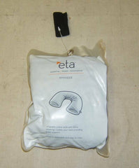 ETA Travel Inflatable Pillow Black Fleece Snoozzz -- New