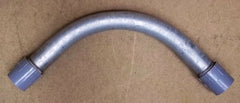 Standard Rigid Conduit Threaded Elbow Galvanized Metal 1 1/2in x 24in 90 Degrees -- New