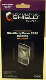 Zagg Invisible Shield Blackberry Curve 8520 Gemini Shield Only BLKBRY8520FB -- New