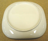 White Square Dinner Plate 8in