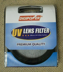Digipower FL-UV58 58mm UV Lens Filter -- New