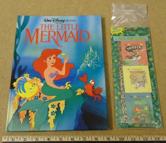 Golden Disney Little Mermaid Stereo Laser Videodisc Book Magnet -- Used