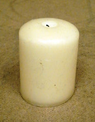 Wax Candles 2 1/2in to 4in Tall Quantity of 7 -- Used