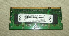 PNY Corsair 1GB PCS3200 DD2 SODIMM F Memory RAM VS1GB400C3 -- Used