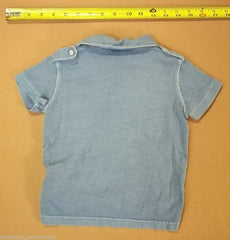 Baby Gap Boys Shirt Size 2 Years 24 Month Blue -- Used