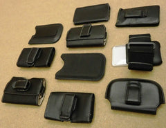 Standard Smartphone Device Holders Plastic Leather Faux Batch of 10 -- Used