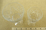 Etched Crystal Wine Glasses 2 sets of 6