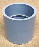 Standard Conduit Coupling 2 1/2in PVC Gray -- New