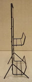 Commercial Wire Rack with Sign Holder 18in x 9 1/2in x 6 1/2in Black Steel -- Used