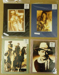 Collectible Cards/Prints Lot of 4 10-in x 7-in Early 20th Century America Native Americans -- New